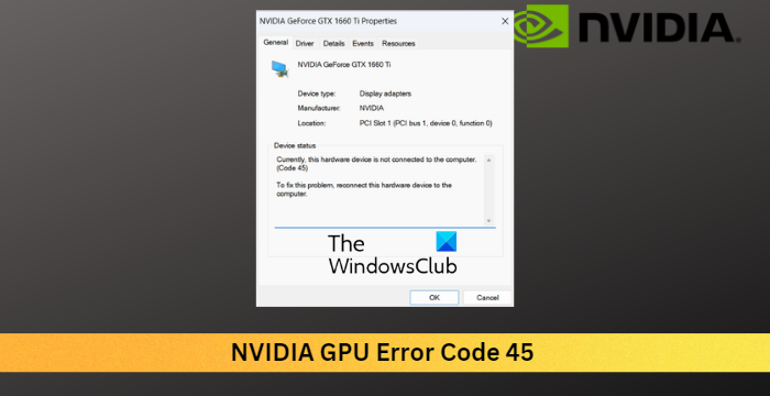 NVIDIA GPU エラー コード 45 を修正するにはどうすればよいですか? - Tiempo de Frikis