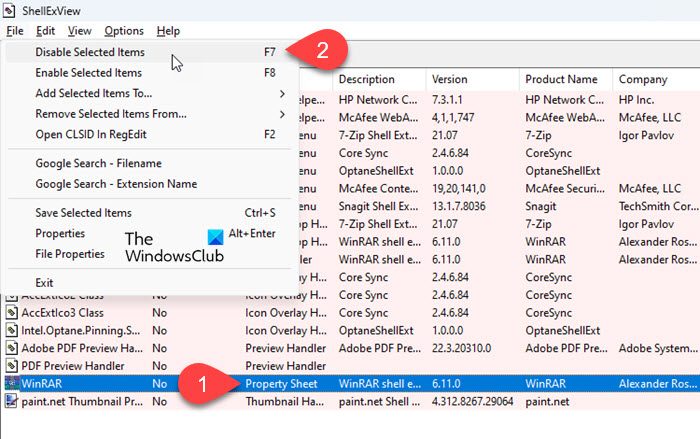 ShellExView を使用して Windows でシェル拡張機能を表示および無効にする方法 - Tiempo de Frikis