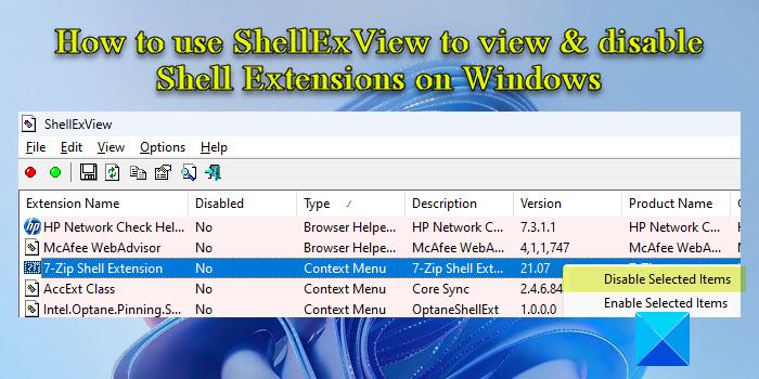 ShellExView を使用して Windows でシェル拡張機能を表示および無効にする方法 - Tiempo de Frikis