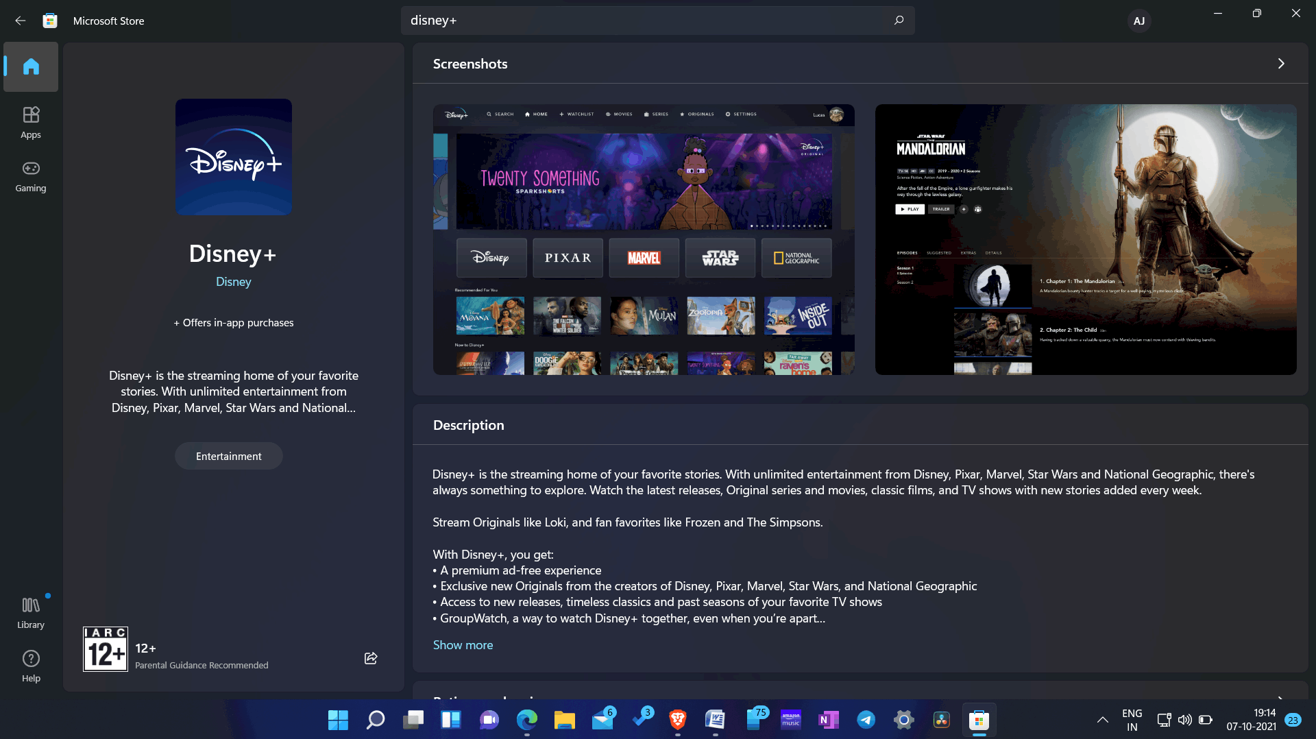 Download Disney+ Hotstar voor Windows 11