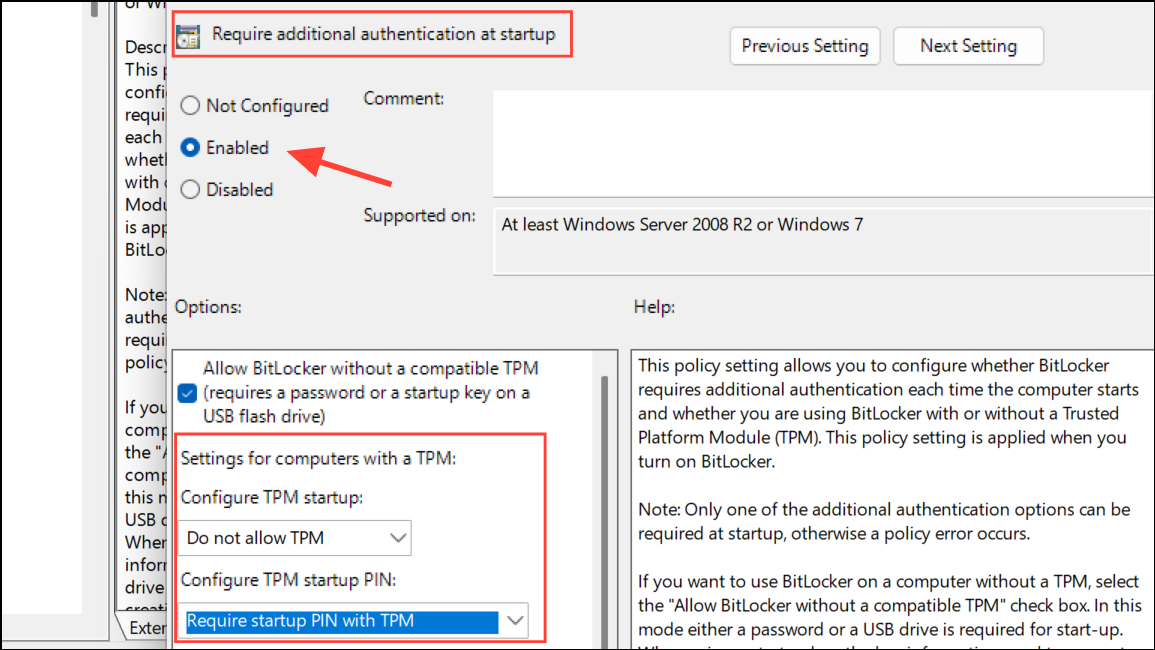 Schakel Bitlocker pre-boot pin op apparaten in die al zijn gecodeerd ...