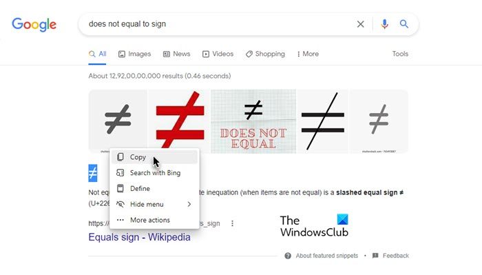 Hoe te typen is niet gelijk aan het teken op toetsenbord in Windows 11/