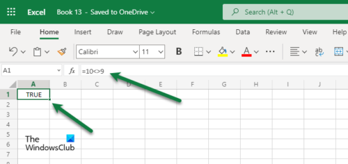 Hoe te typen is niet gelijk aan het teken op toetsenbord in Windows 11/