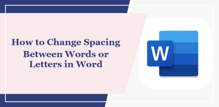 Distance Between Two Words Hoe u de afstand tussen woorden of letters in Word kunt wijzigen ...