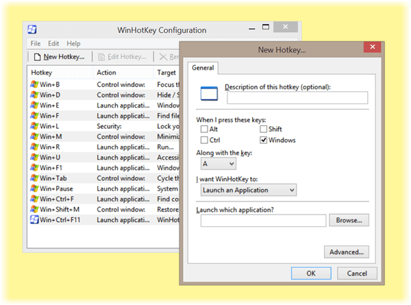 Win Key WinKey-snarveier og hvordan du lager dine egne, i Windows 10/8/7 ...