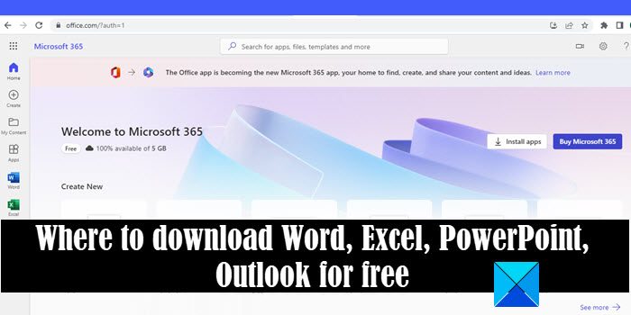 Hvor kan jeg laste ned Word, Excel, PowerPoint, Outlook gratis ...