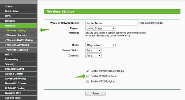 Jak włączyć lub wyłączyć rozgłaszanie SSID na routerze Wi-Fi - Tiempo ...