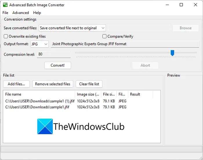 Converta JFIF para JPG, PNG, PDF usando ferramentas ou software online