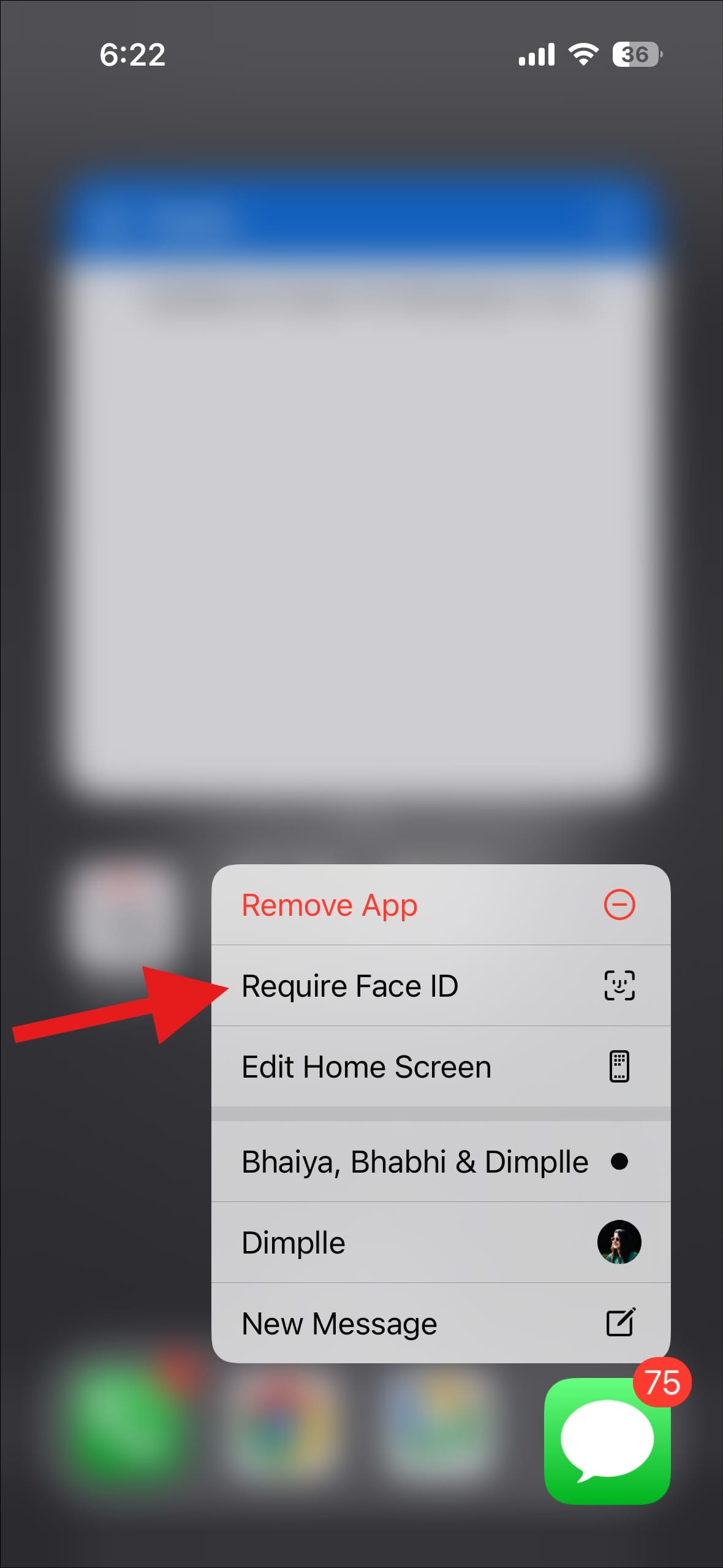 Como bloquear e desbloquear o aplicativo Mensagens com o Face ID no iOS