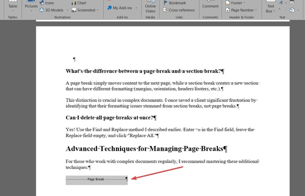 Como excluir quebras de página no Microsoft Word - Tiempo de Frikis