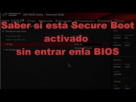 Como posso saber se o Secure Boot está ativado? - Tiempo de Frikis