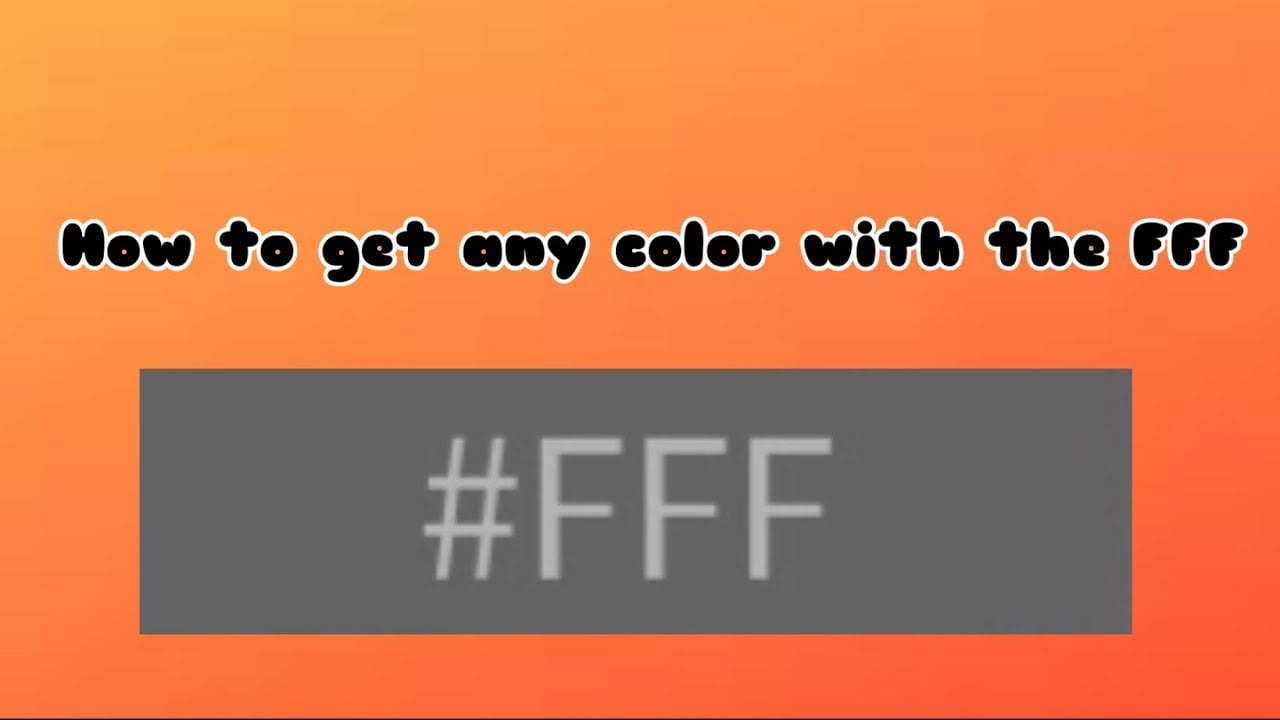 Qual é a cor #FFF? - Tiempo de Frikis