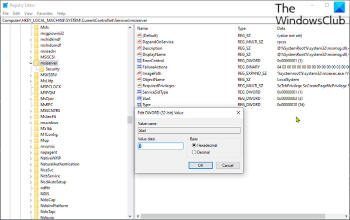 Como ativar ou desativar o serviço do Windows Installer no Windows 11/ ...