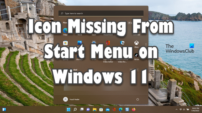 Ícones ausentes no menu Iniciar do Windows 11 - Tiempo de Frikis