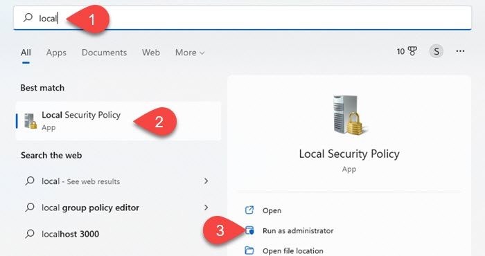 Como abrir a Política de Segurança Local (secpol.msc) no Windows 11/10 ...