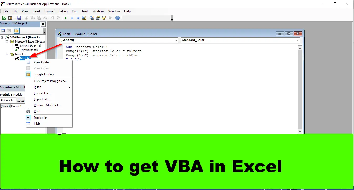 Como habilitar e usar VBA no Excel
