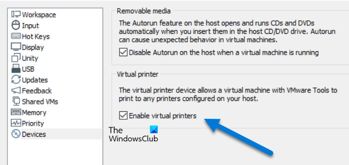 Virtual Printer Configration Como usar a impressora configurada por host na VM VMware Workstation ...