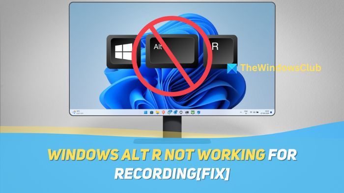 Windows Alt R não funciona para gravação [Fix] - Tiempo de Frikis