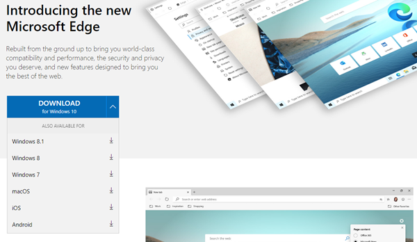 Nu se poate descărca, instala sau actualiza browserul Edge