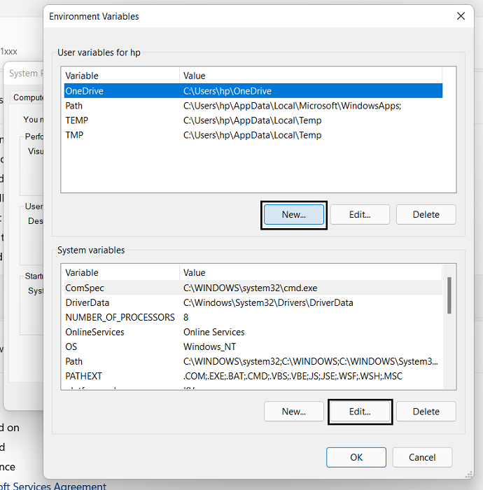 Hur man lägger till eller redigerar en PATH-miljövariabel i Windows 11/ ...