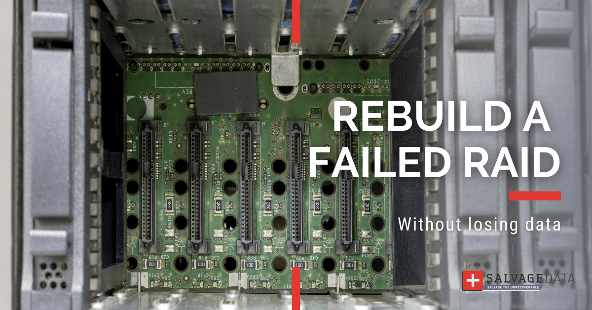 Jak znovu vybudovat neúspěšný nálet bez ztráty dat