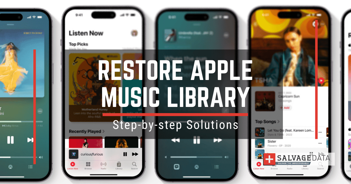 Cómo restaurar una biblioteca de Apple Music