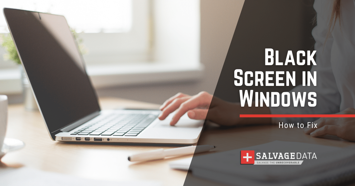 Cómo solucionar problemas de pantallas negras o en blanco en Windows