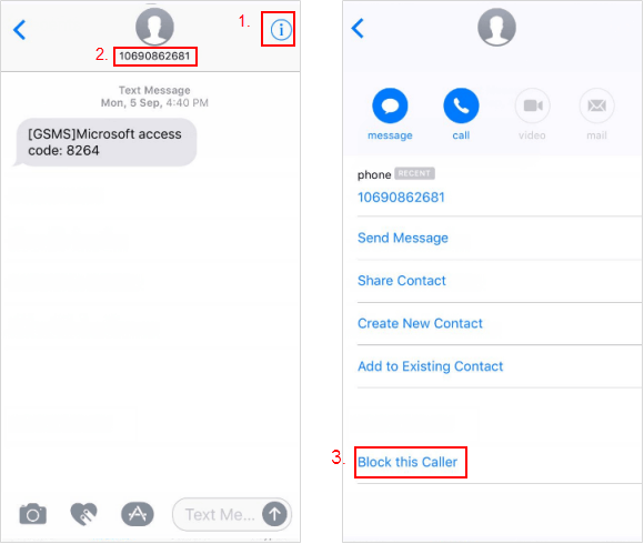 Come bloccare il messaggio di spam o spazzatura in iPhone