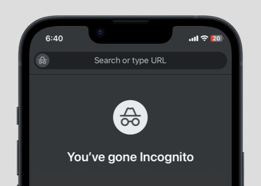 Hvordan komme seg ut av inkognitomodus i Chrome på iPhone