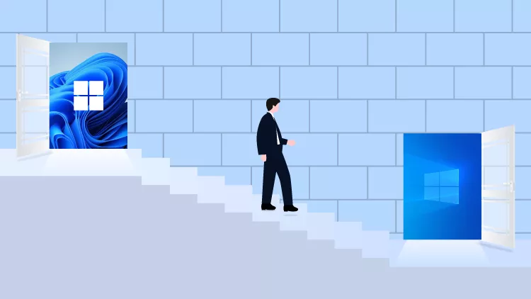 Renovado desde Windows 11 a Windows 10 sin perder datos