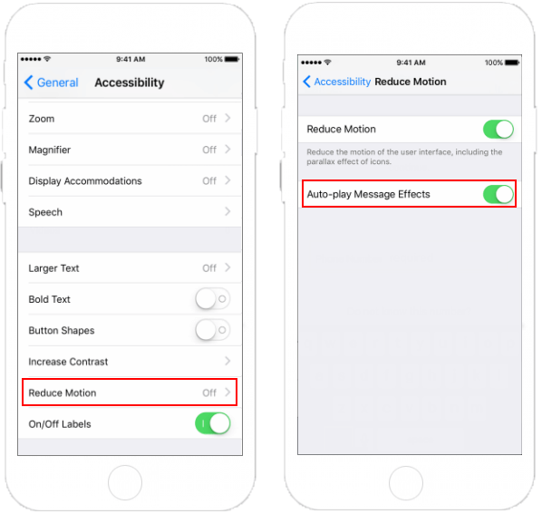 Cómo habilitar/deshabilitar los efectos de mensajes de juego automático en iPhone/iPad