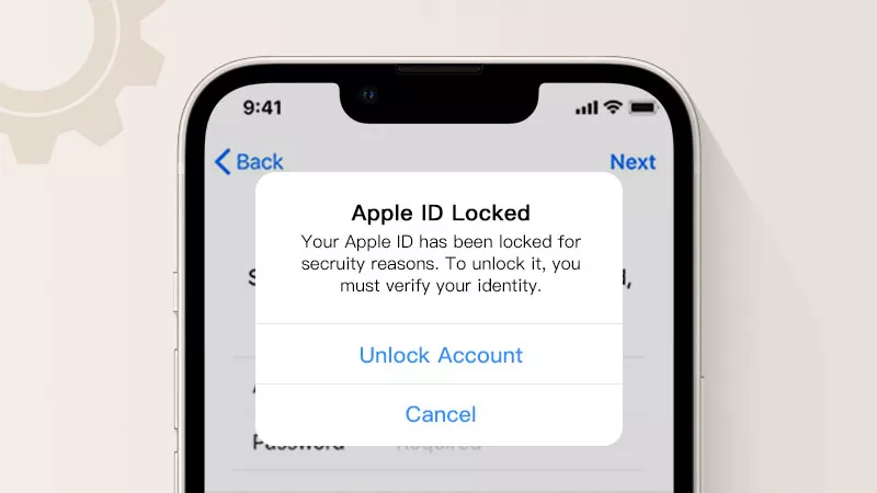 Correction pour être verrouillé de l'Apple ID