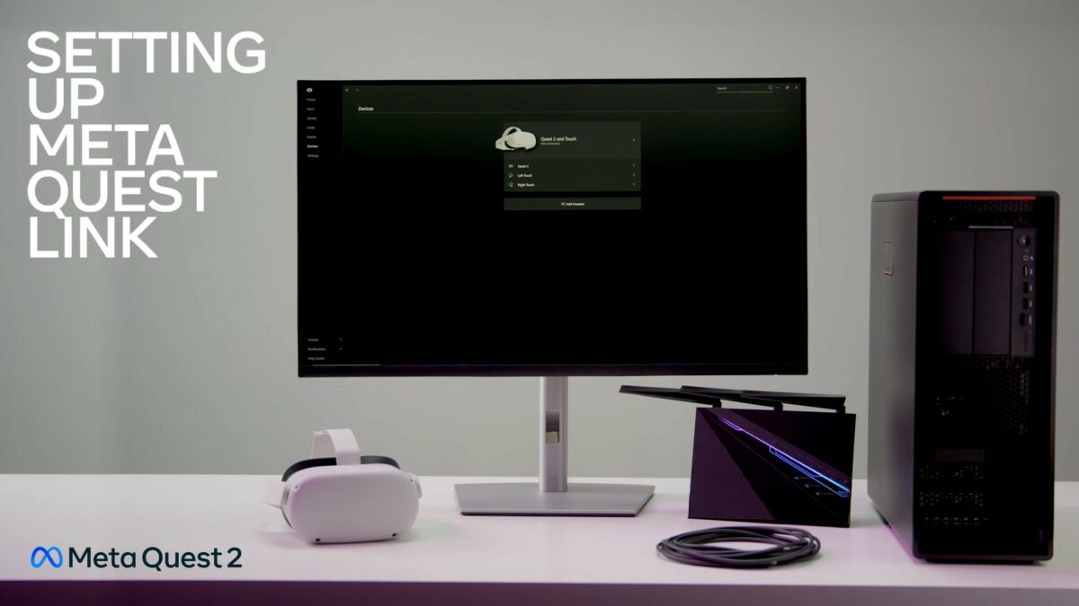 Cómo conectar Meta Quest 2/Pro a una PC [USB &amp; Wireless]