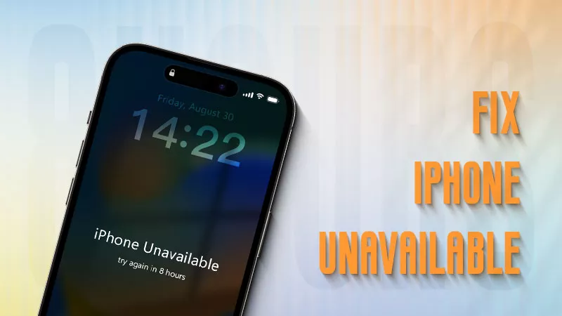 Corrija o iPhone indisponível, tente novamente em 8 horas