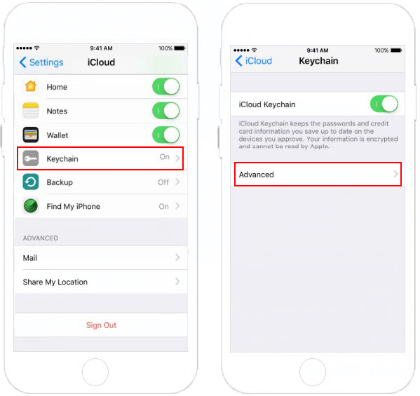 Come ripristinare il codice di sicurezza iCloud se il portachiavi iCloud è bloccato