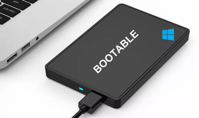 Jak vytvořit bootovatelné externí pevný disk ve Windows 10