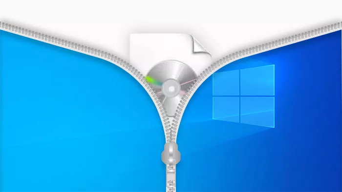 Cómo abrir el archivo ISO en Windows 10 sin quemarse