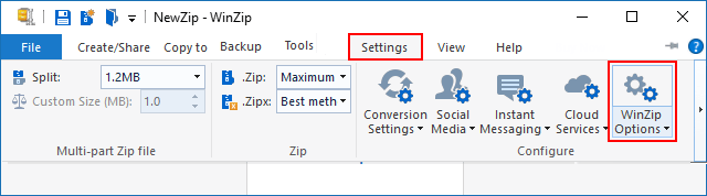 Verschlüsseln Sie eine ZIP