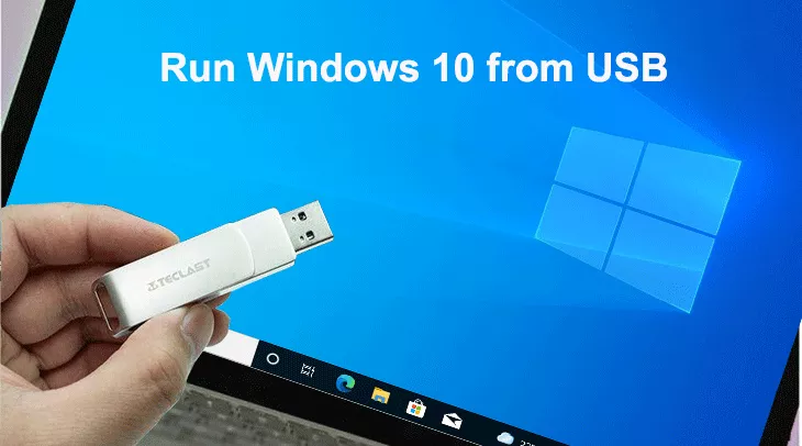 Comment exécuter Windows 10 à partir d'un lecteur USB sans installer