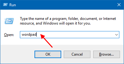 So öffnen und verwenden Sie Wordpad in Windows 10
