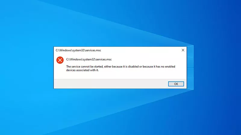 Services.msc ne s'ouvrant pas dans Windows 10, comment résoudre ce problème