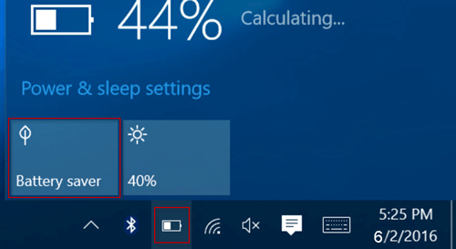 Comment allumer / désactiver et configurer l'économiseur de batterie dans Windows 10