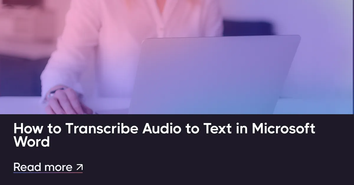 Cómo transcribir el audio al mensaje de texto en Microsoft Word