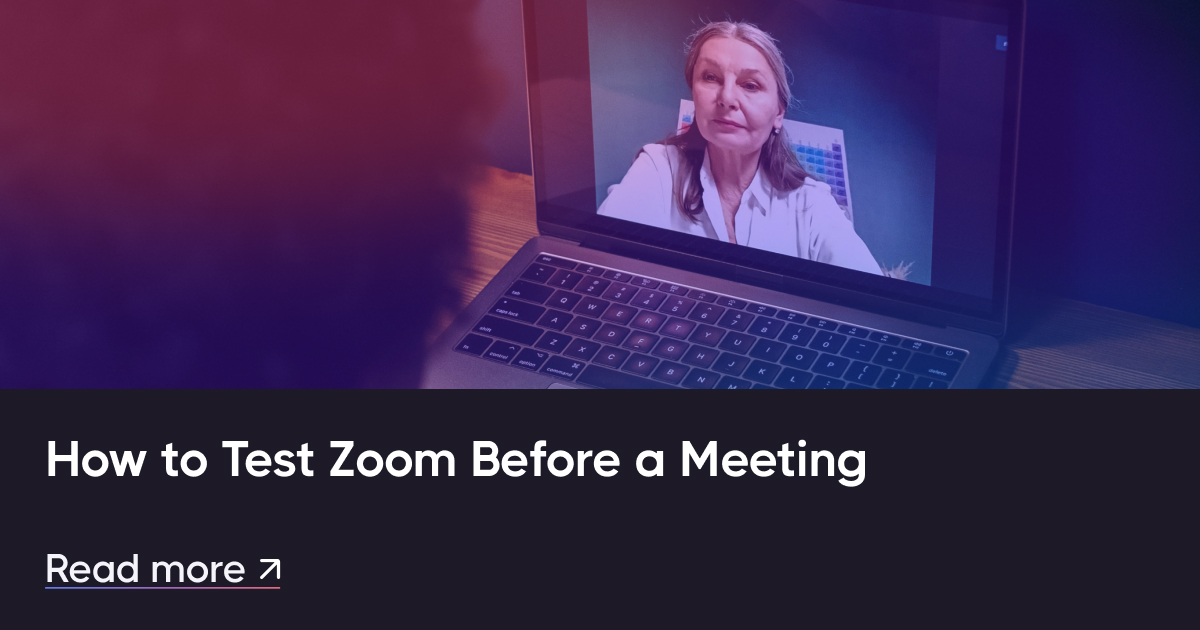 So testen Sie Zoom vor einem Meeting