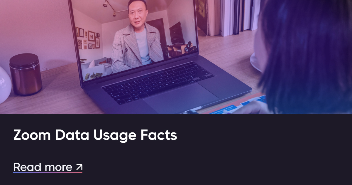 Fatos de uso de dados de zoom