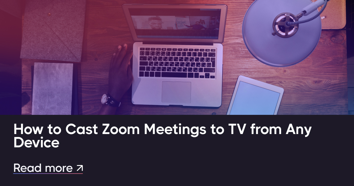 Kaip išmesti mastelio keitimo susitikimus prie televizoriaus iš bet kurio įrenginio