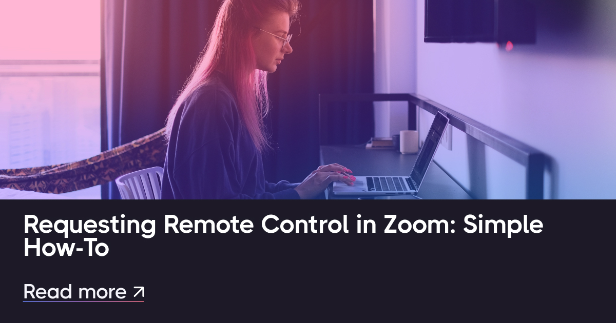 Demande de télécommande dans Zoom: simple comment