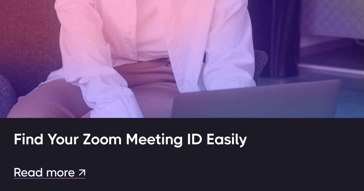 ズーム会議IDを簡単に見つけてください