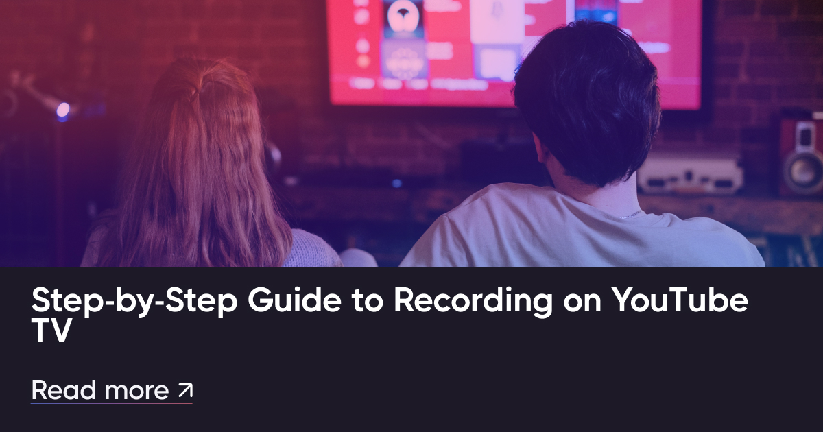 Przewodnik krok po kroku po nagraniu w telewizji YouTube