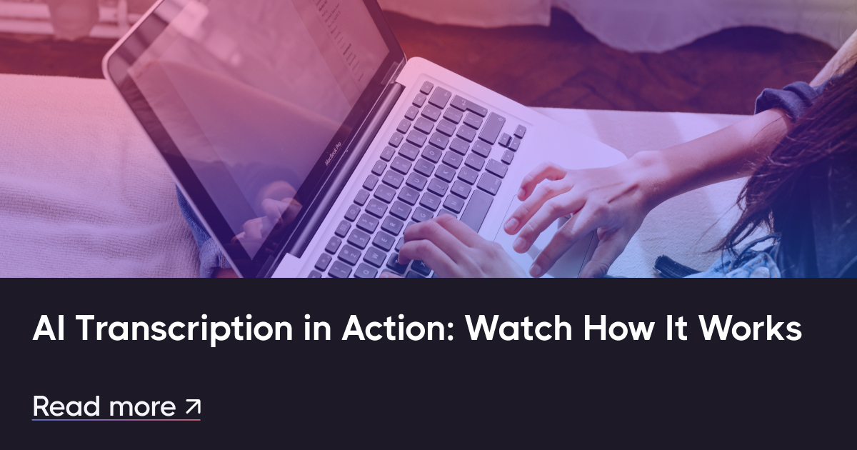 Transcription AI en action: Regardez comment cela fonctionne